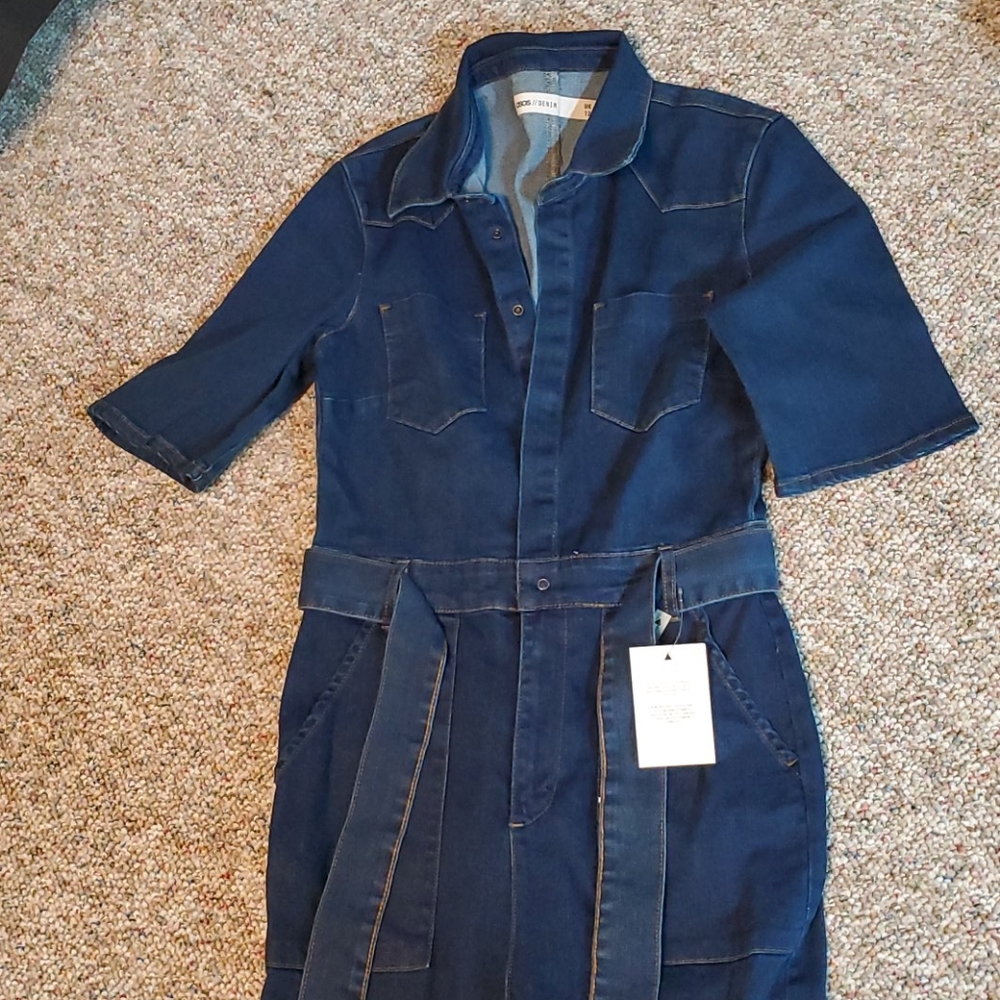 Asos denim jumpsuit
